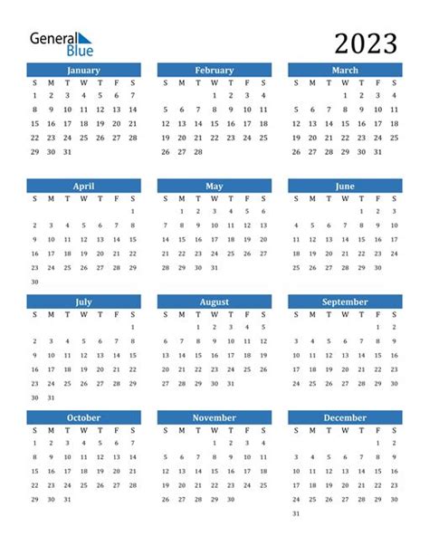 2023 Calendar Microsoft Word
